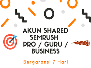 Akun Semrush Shared Pro / Guru / Business