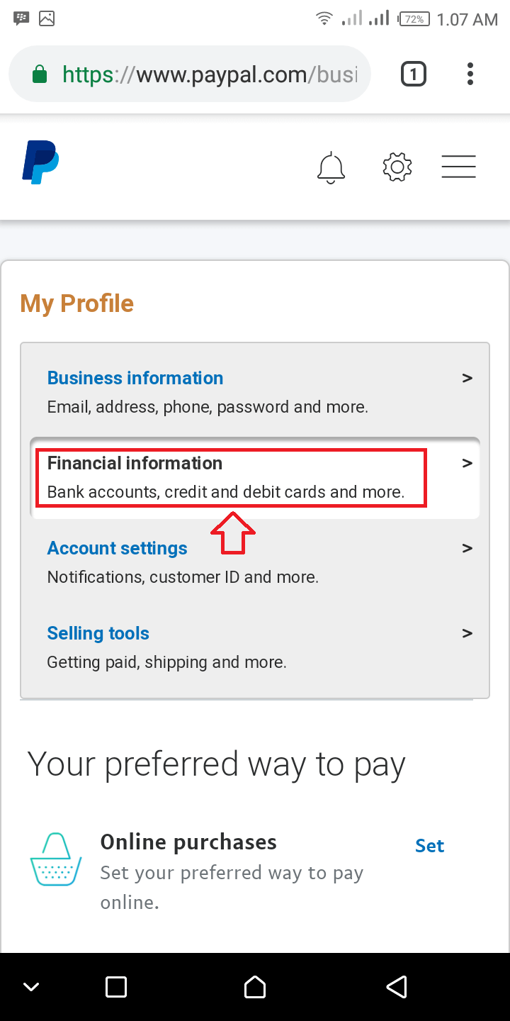 Tutorial Verifikasi Akun Paypal Business Android Version